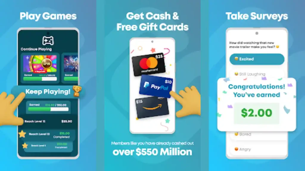 تطبيق مربح واسحب من فودافون كاش Swagbucks